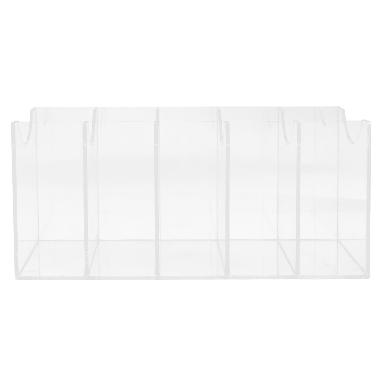 Women Accessories Drawer - 5-Slot Acrylic Belt Organizer for Closet
