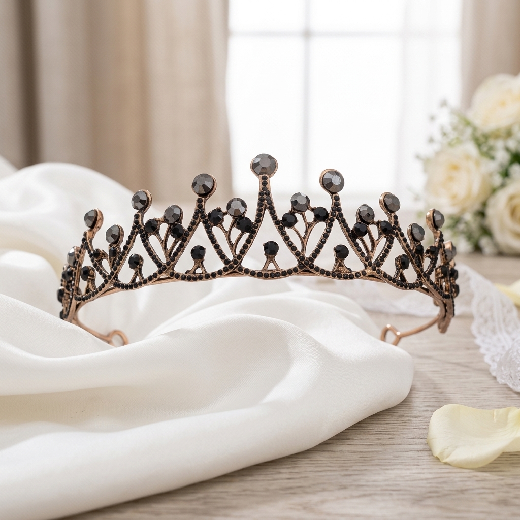 Women'S Vintage Accessories - Bridal Crown Headpiece Pearl Luxury Hairband