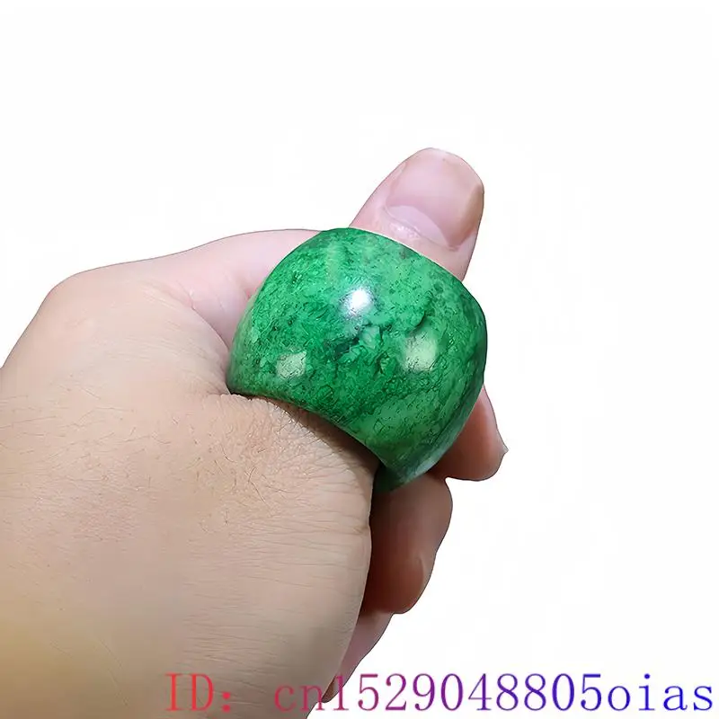 22mm Green Real Jade Rings for – Women'S Accessories Rings recenzja i cena