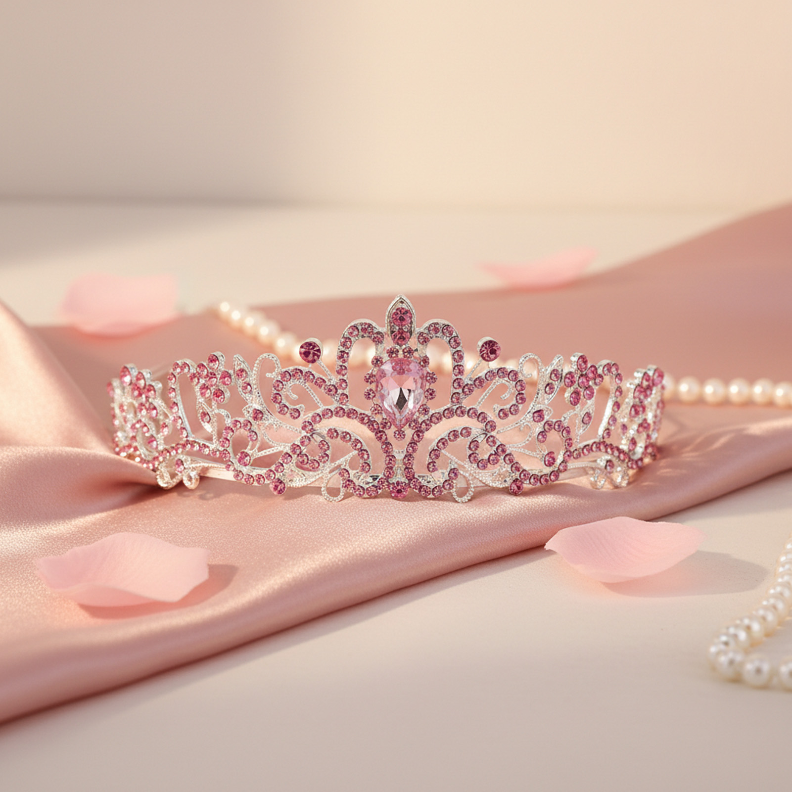 Elegant Bridal Crown Sparkly R – Women Accessories Jewelry recenzja i cena