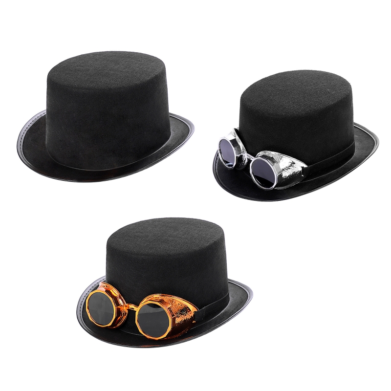 Funny Party Black Top Hat with – Women'S Victorian Era Accessories recenzja i cena