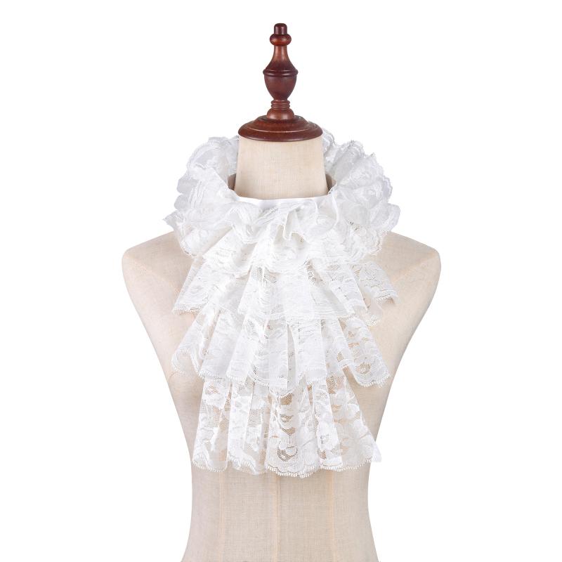 Elegant Detachable Lace Jabot  – Women'S Victorian Era Accessories recenzja i cena