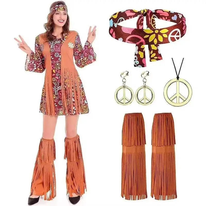 Women 60s 70s Vintage Hippie D – Women'S Vintage Accessories recenzja i cena