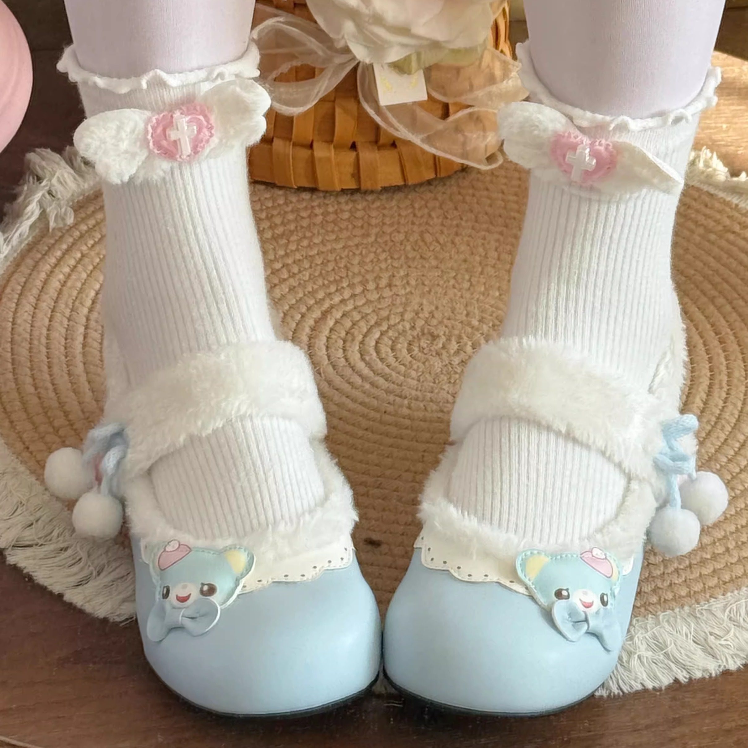 Japanese Cute Cartoon Mp  Daug – Women'S Accessories For Shoes recenzja i cena