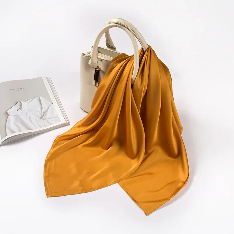 Satin Scarf Women 70cm Solid C – Women Accessories Wholesale China recenzja i cena