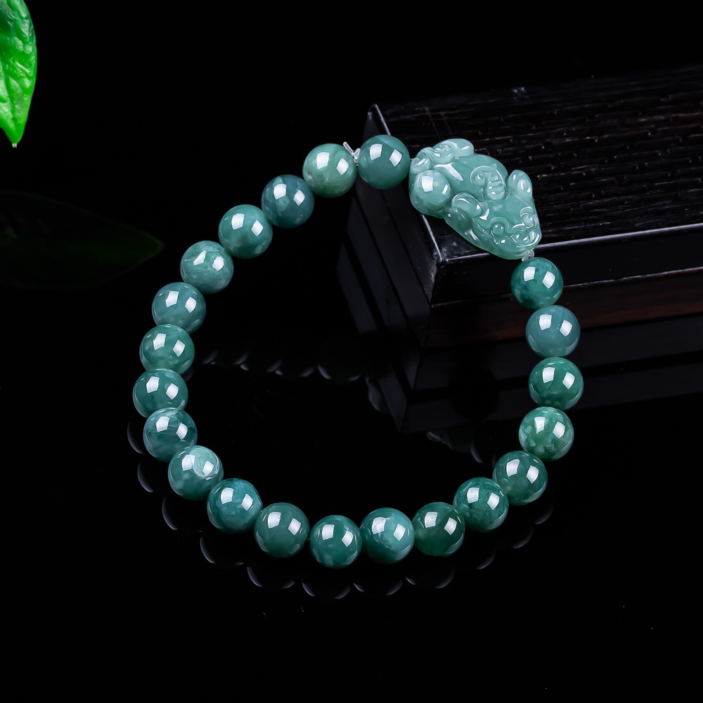 Natural Burmese Jadeite Pixiu  – Women'S Vintage Accessories recenzja i cena
