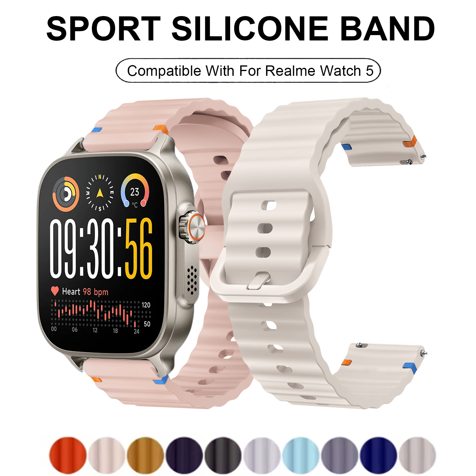 Sport Silicone Band For Realme – Women'S Accessories New Balance recenzja i cena