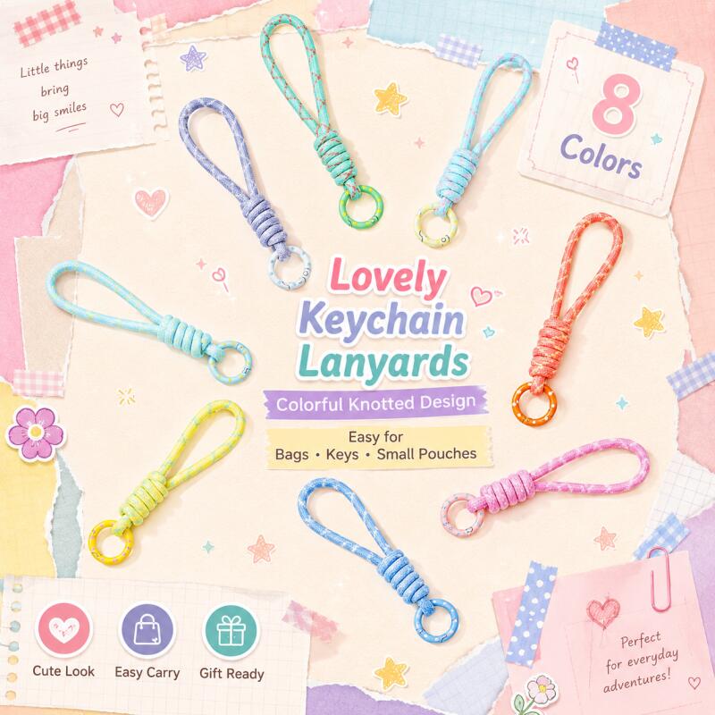2~5pcs Colorful Braided Keycha – Women'S Accessories Rings recenzja i cena