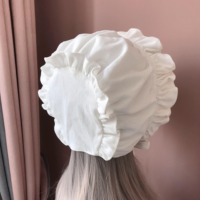 Maid Bonnet Hat Lolita Girl Co – Women'S Victorian Era Accessories recenzja i cena