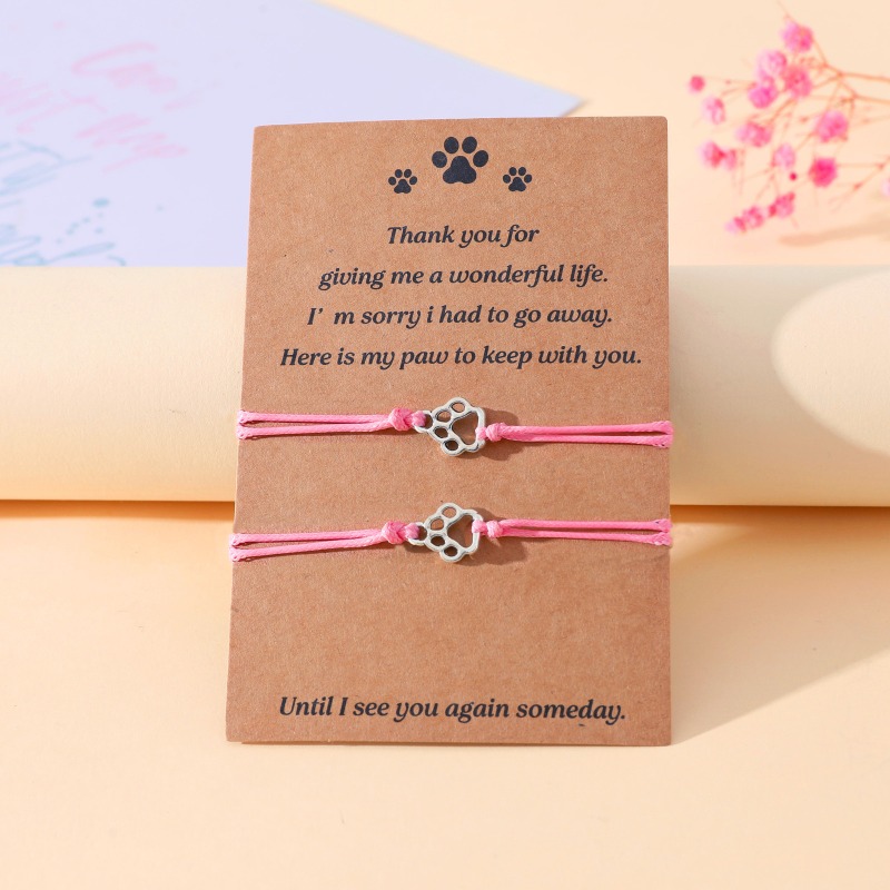 Adjustable Paw Print Couple Br – Women Accessories Meaning recenzja i cena