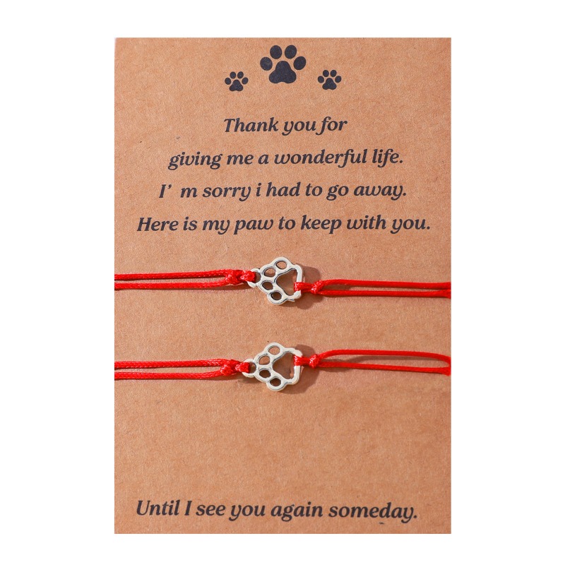 Adjustable Paw Print Couple Br – Women Accessories Meaning recenzja i cena