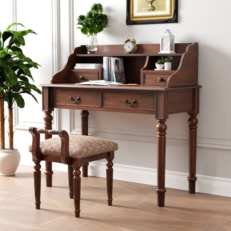 European Bedroom Vanity Table  – Women Accessories Drawer recenzja i cena