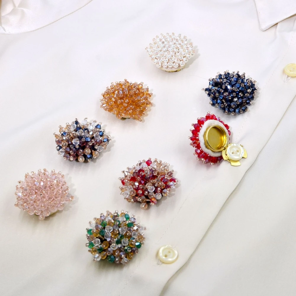2PCS Elegant Button Covers Han – Women Accessories Jewelry recenzja i cena