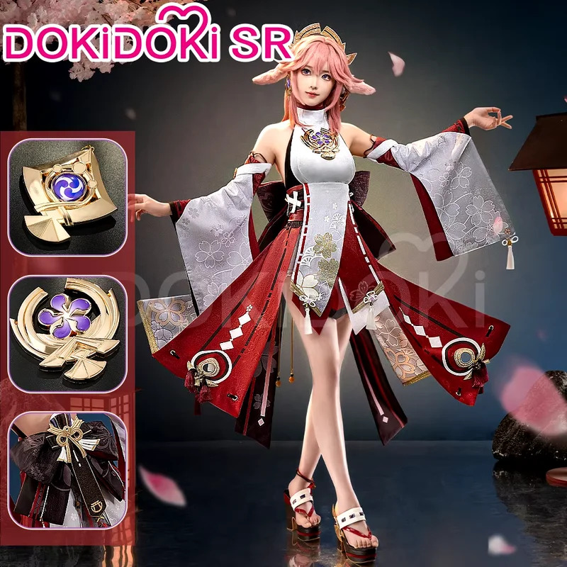 LQIN STOCK Yae Miko Cosplay Ga – Women'S Accessories For Shoes recenzja i cena