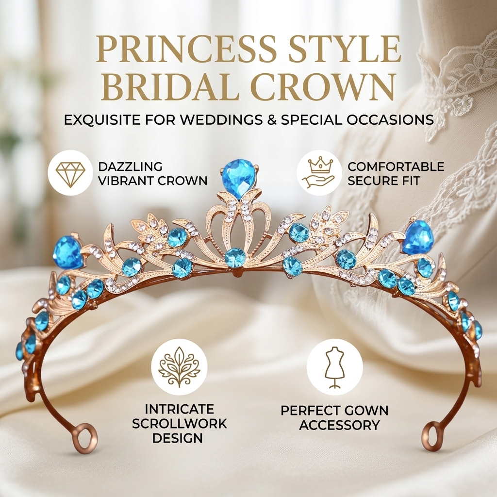 Crystal Wedding Tiaras And Cro – Women Accessories Jewelry recenzja i cena