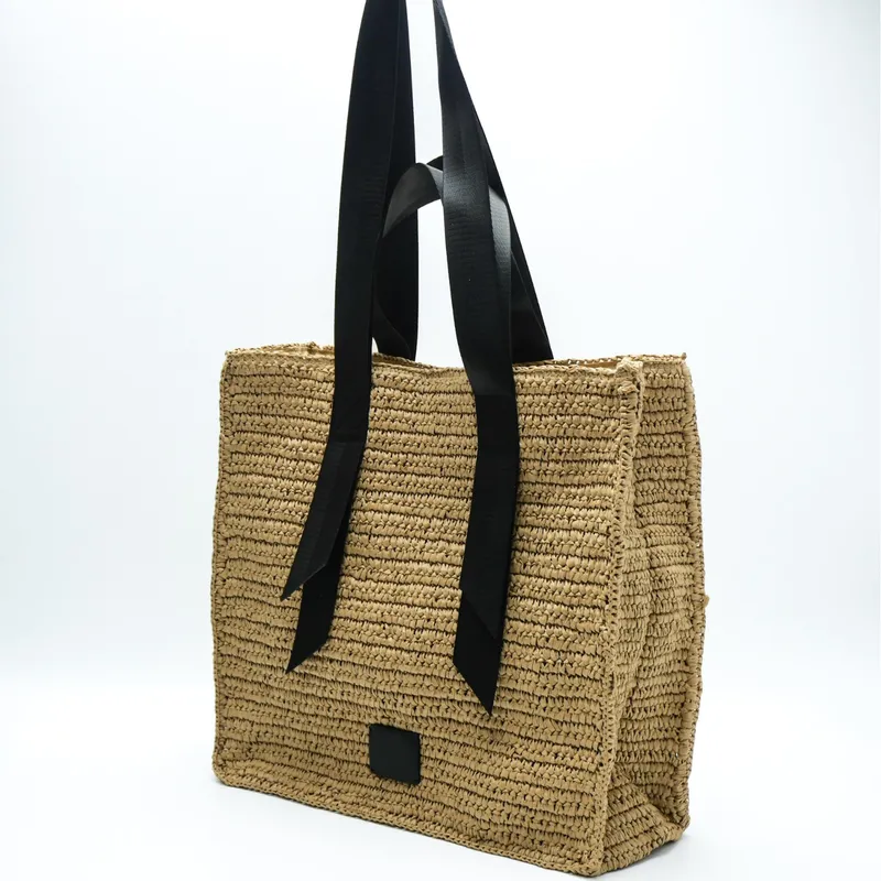 Retro hand-woven straw shoulde – Women'S Vacation Accessories recenzja i cena