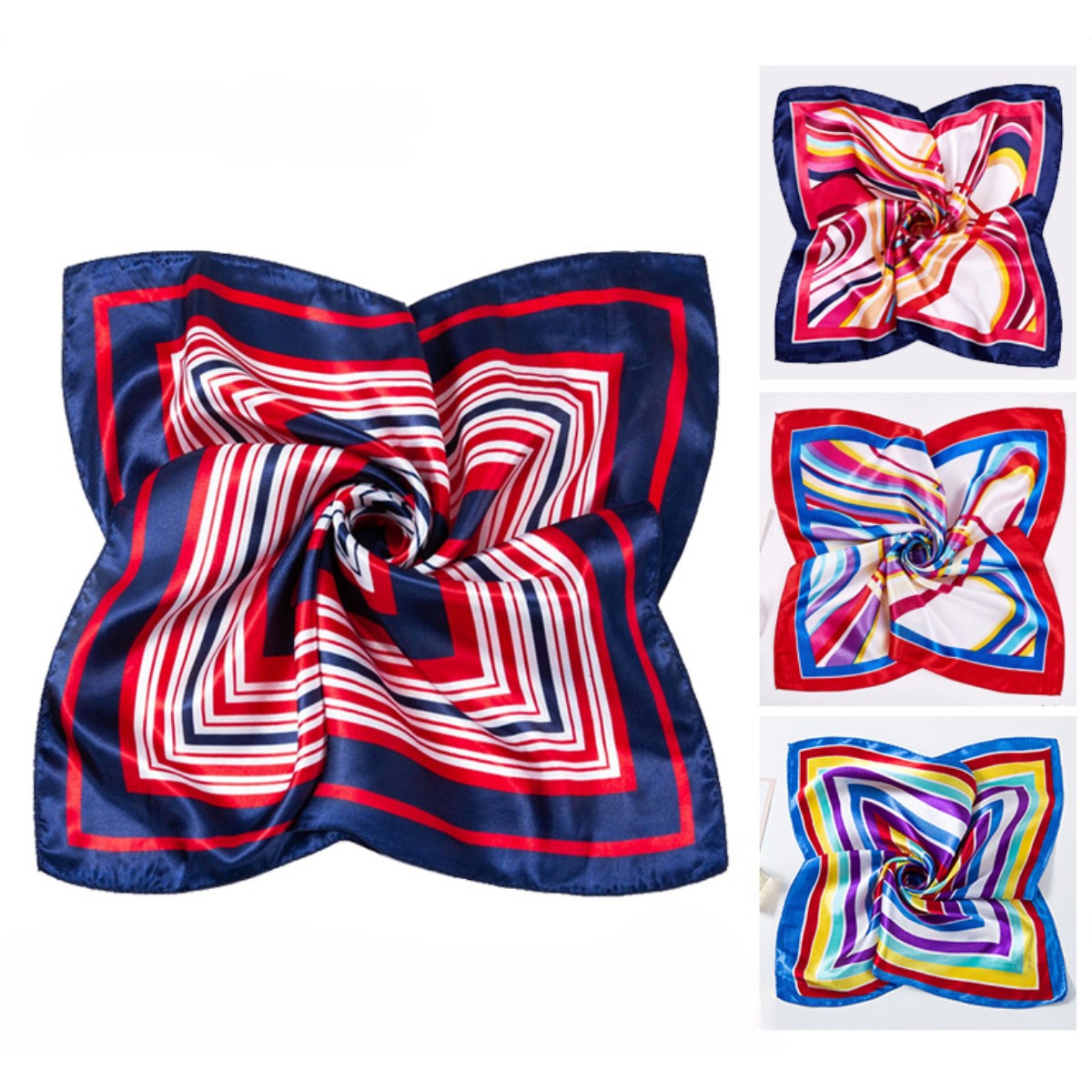 50*50cm Square Silk Scarves Sc – Women Accessories Business recenzja i cena
