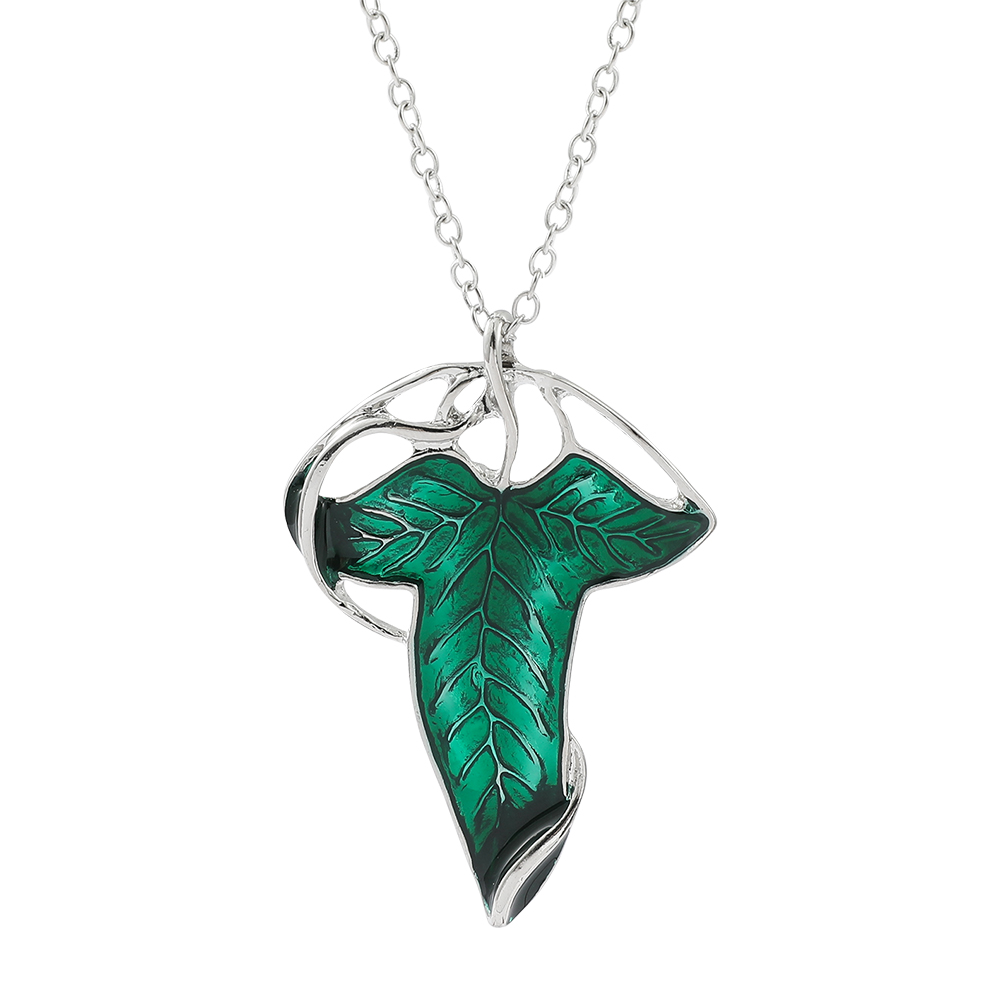 Vintage Green Leaf Pendant Nec – Women'S Vintage Accessories recenzja i cena