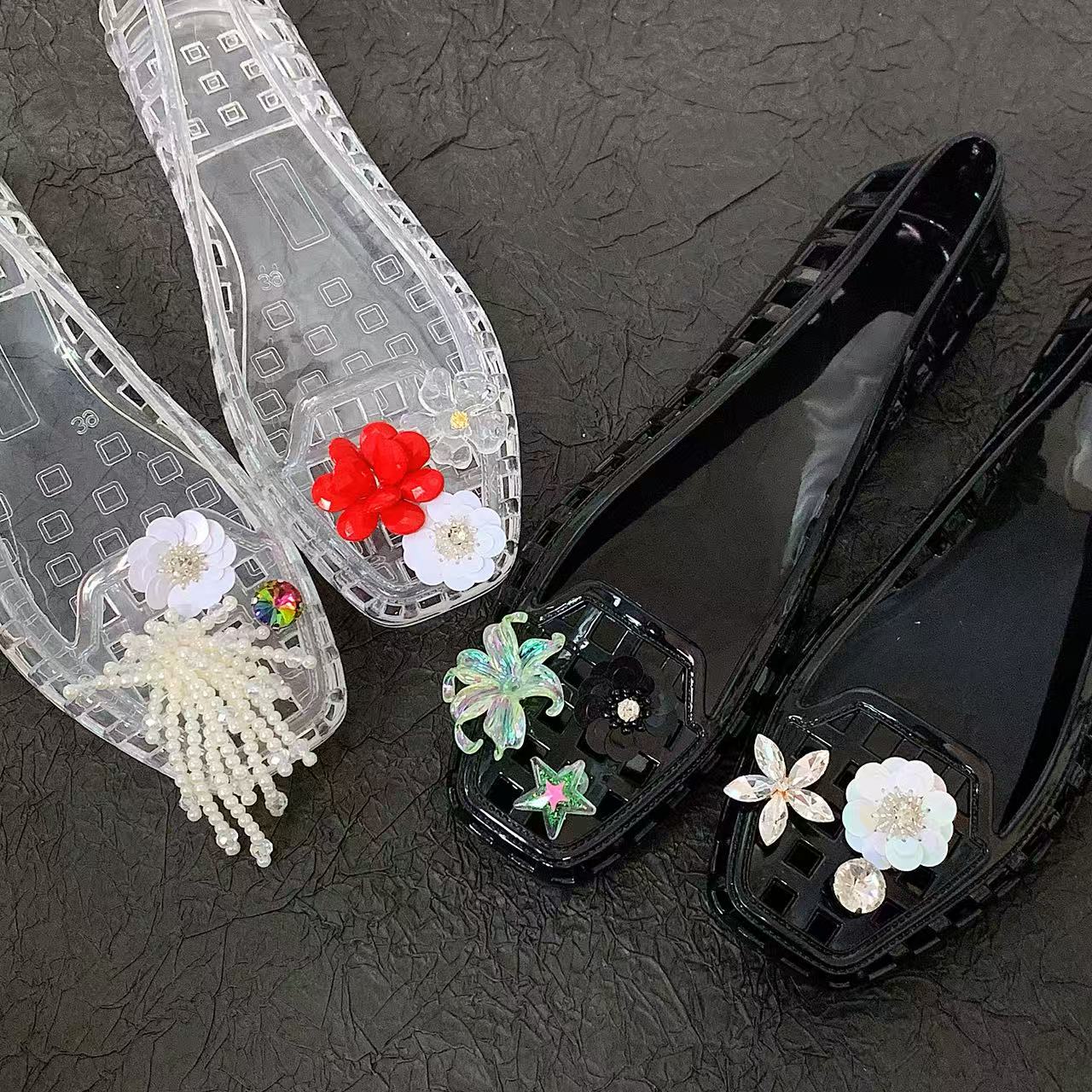 Jelly Crystal Shoes for Women, – Women'S Accessories For Shoes recenzja i cena