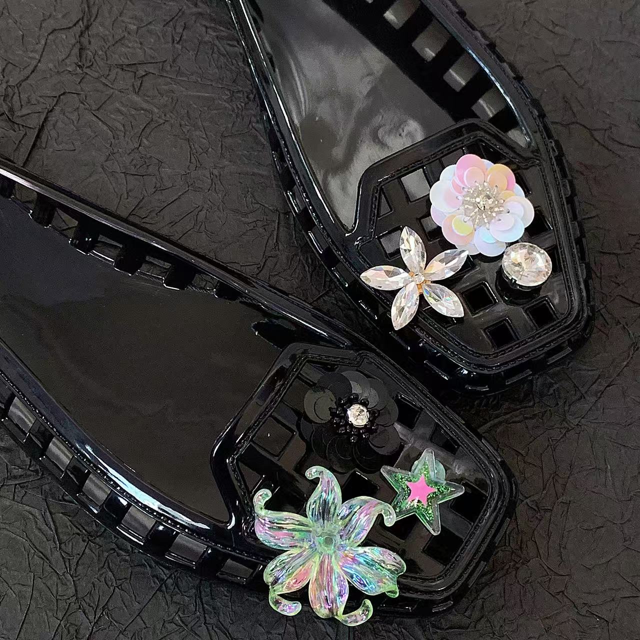 Jelly Crystal Shoes for Women, – Women'S Accessories For Shoes recenzja i cena