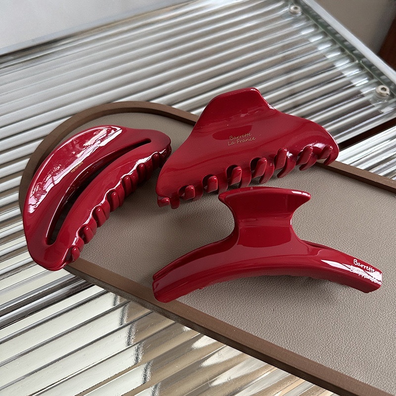 New Christmas Red Hair Claw Cr – Women Accessories Business recenzja i cena