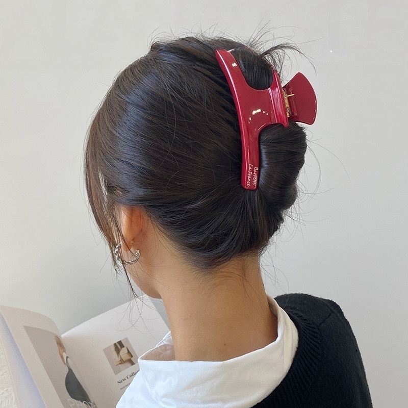 New Christmas Red Hair Claw Cr – Women Accessories Business recenzja i cena