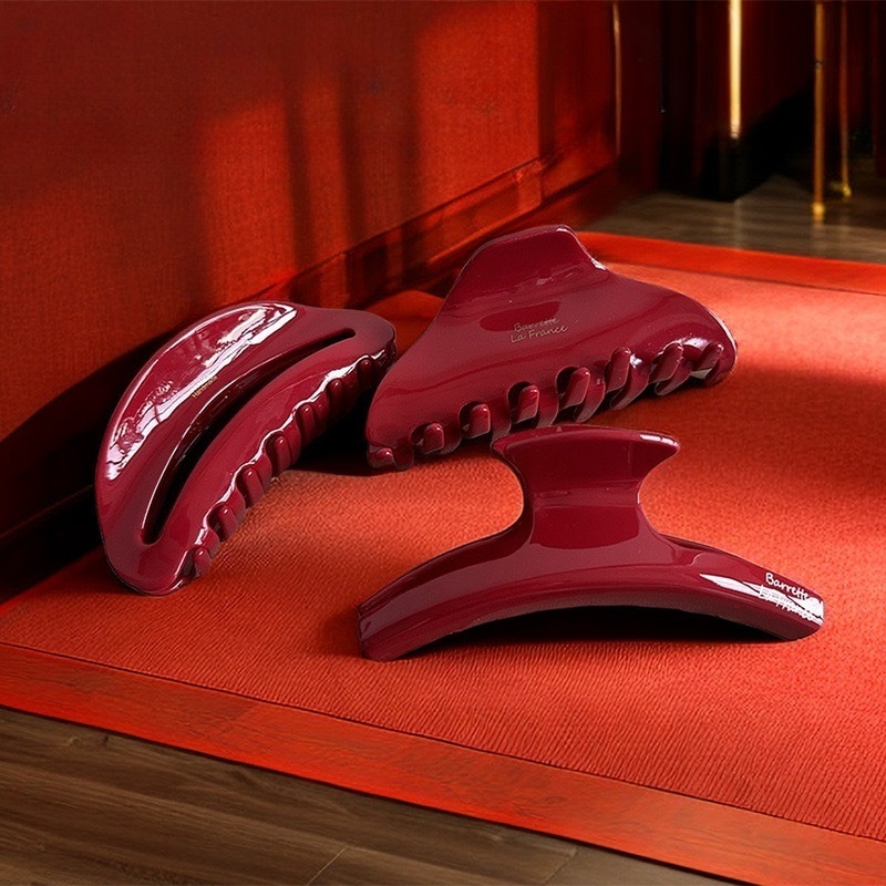 New Christmas Red Hair Claw Cr – Women Accessories Business recenzja i cena