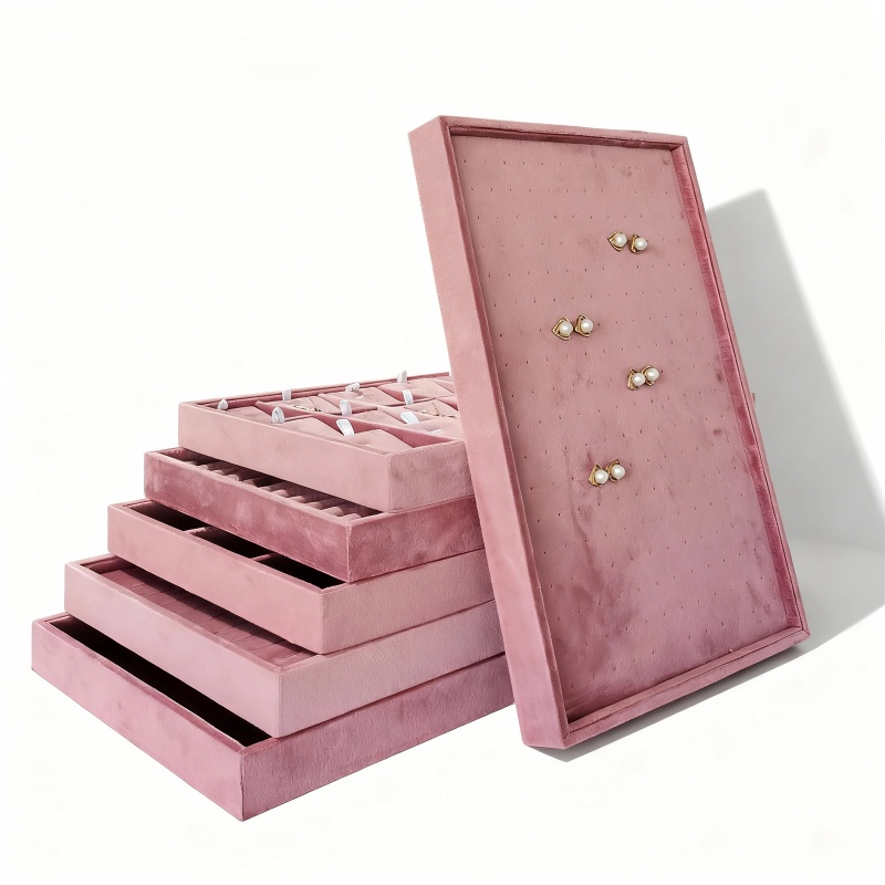 Velvet Jewelry Organizer Trays – Women Accessories Drawer recenzja i cena