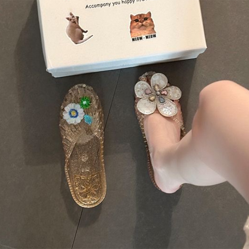 Korean Crystal Flower Jelly Sh – Women'S Accessories For Shoes recenzja i cena