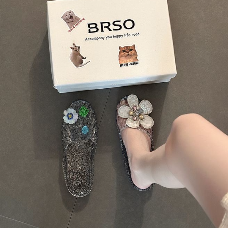 Korean Crystal Flower Jelly Sh – Women'S Accessories For Shoes recenzja i cena