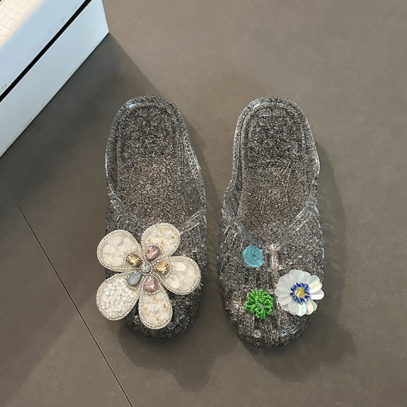Korean Crystal Flower Jelly Sh – Women'S Accessories For Shoes recenzja i cena