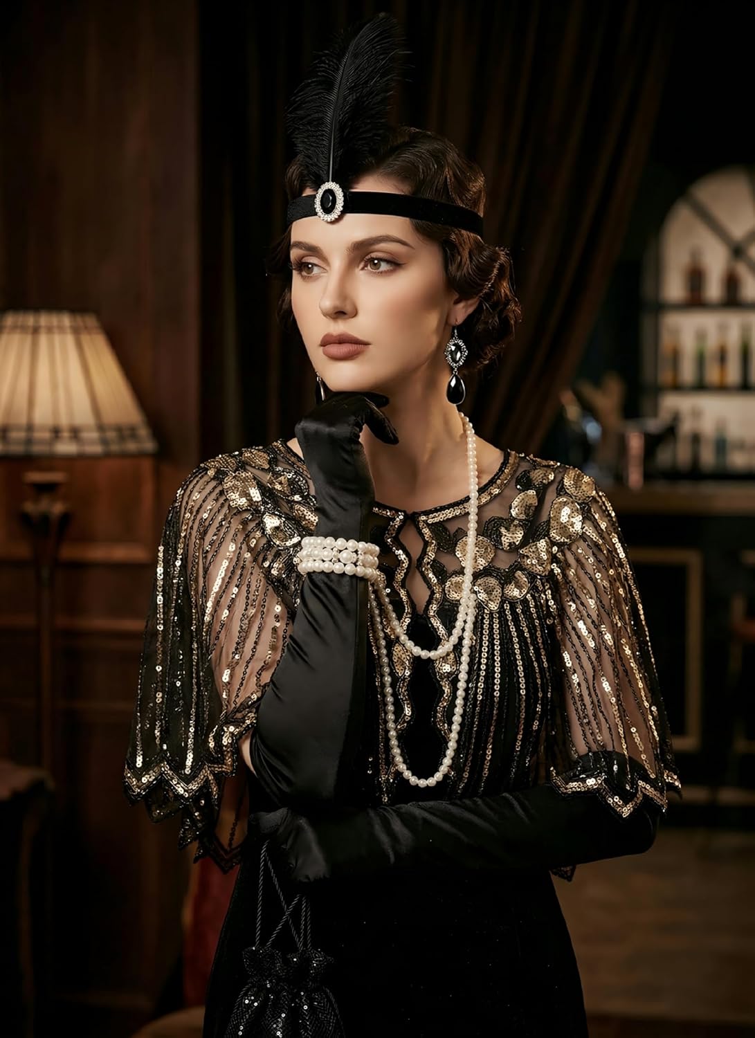 1920s Accessories Set for Wome – Women'S Vintage Accessories recenzja i cena