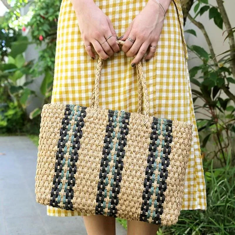 Straw Tote Bag Women One-Shoul – Women'S Vacation Accessories recenzja i cena