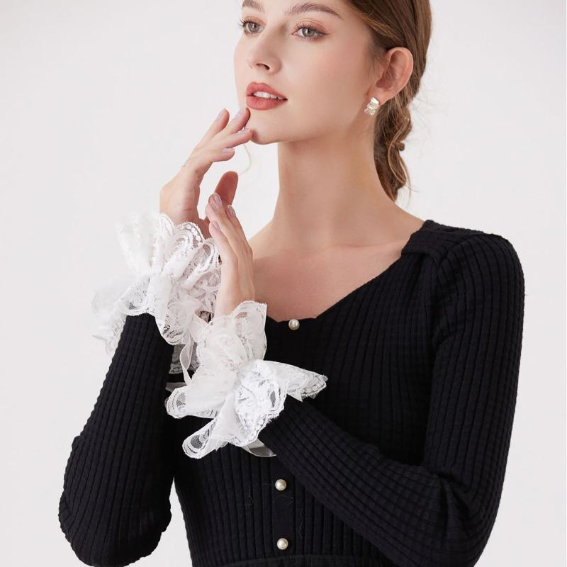 Hot！Elegant Detachable Lace Ja – Women'S Victorian Era Accessories recenzja i cena