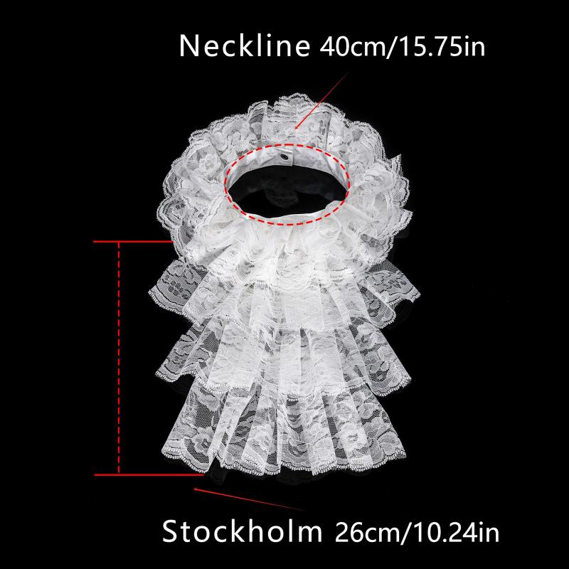Hot！Elegant Detachable Lace Ja – Women'S Victorian Era Accessories recenzja i cena