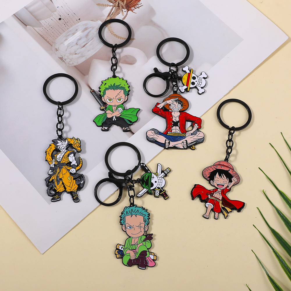One Piece Anime Keychain Featu – Women'S Accessories Rings recenzja i cena