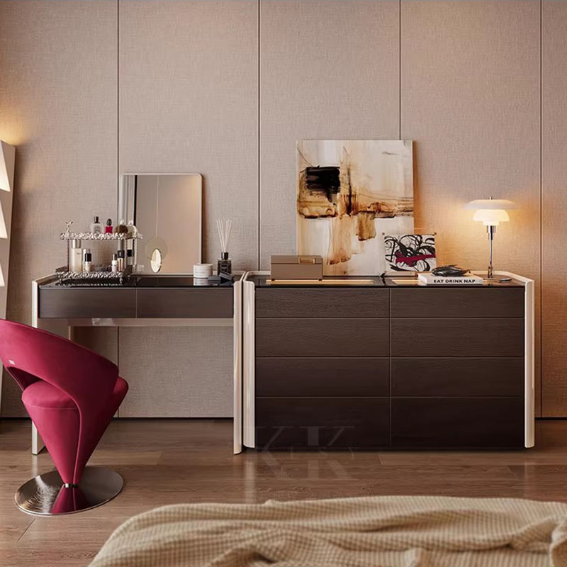 Coffee Modern Vanity Table Com – Women Accessories Drawer recenzja i cena