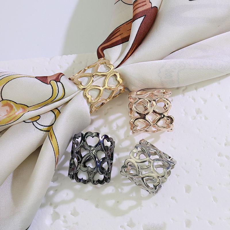 1/4Pcs Alloy Circle Scarves Br – Women'S Accessories Rings recenzja i cena