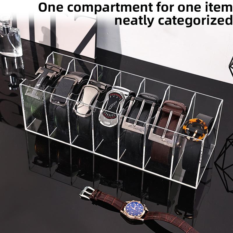 Clear Acrylic Belt Organizer w – Women Accessories Drawer recenzja i cena