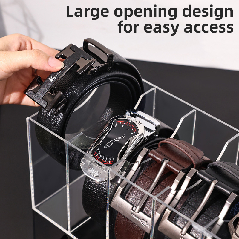 Clear Acrylic Belt Organizer w – Women Accessories Drawer recenzja i cena