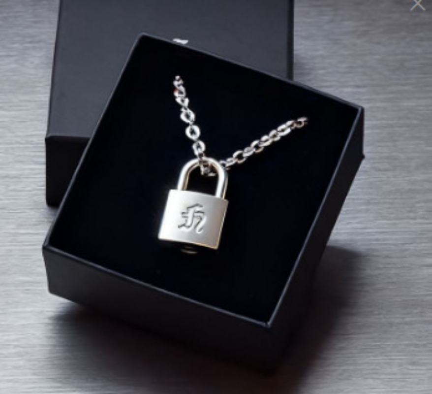 Smooth Matte Finish Metal Lock – Women Accessories Jewelry recenzja i cena