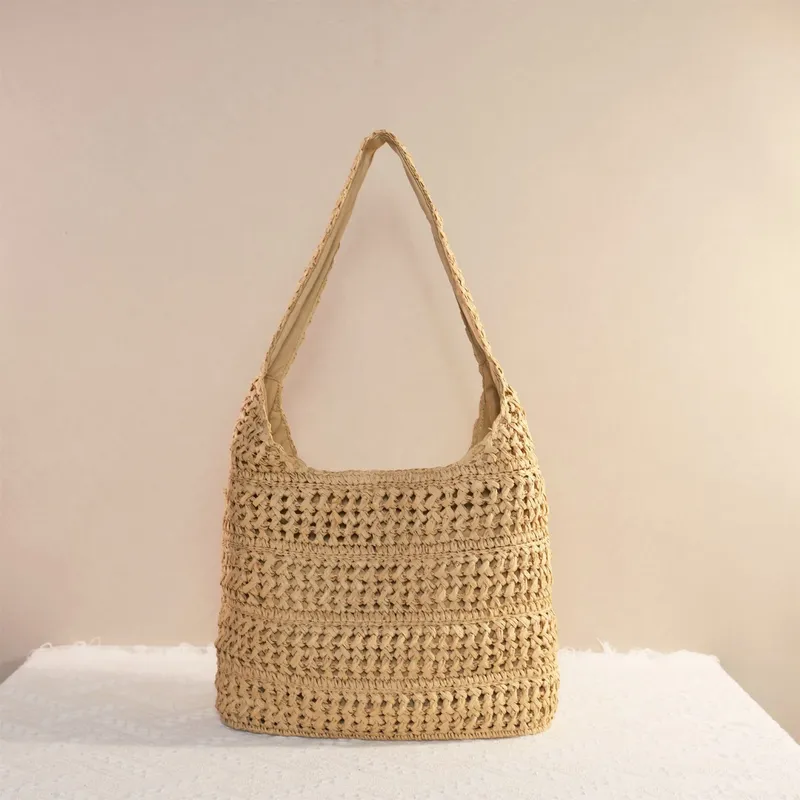 Hollow Straw Handwoven Tote Ba – Women'S Vacation Accessories recenzja i cena