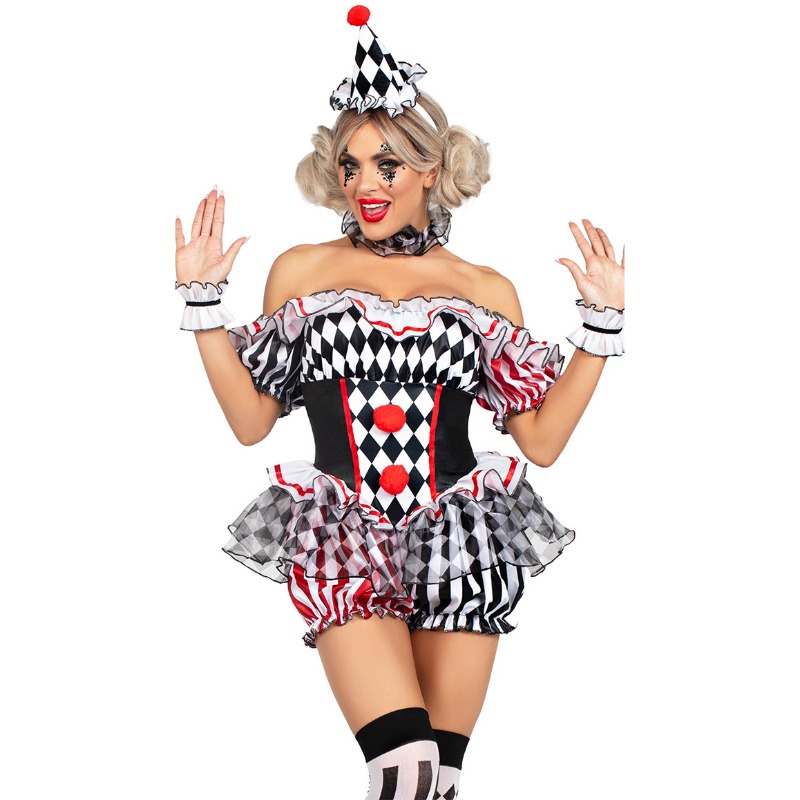 Women Clown Cosplay Costume Ci – Women'S Vacation Accessories recenzja i cena