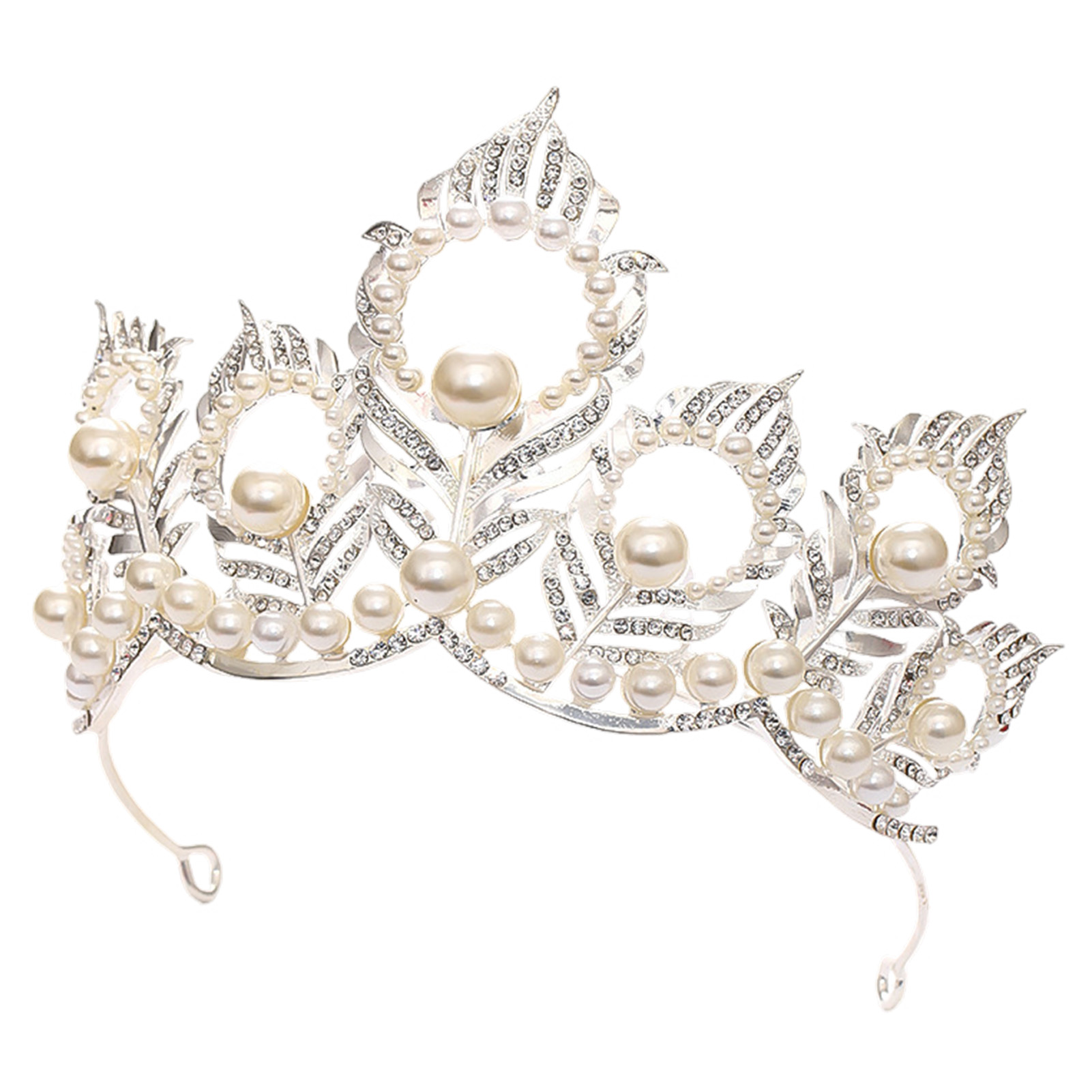 Pearl Crown Headpiece With Pea – Women'S Vintage Accessories recenzja i cena