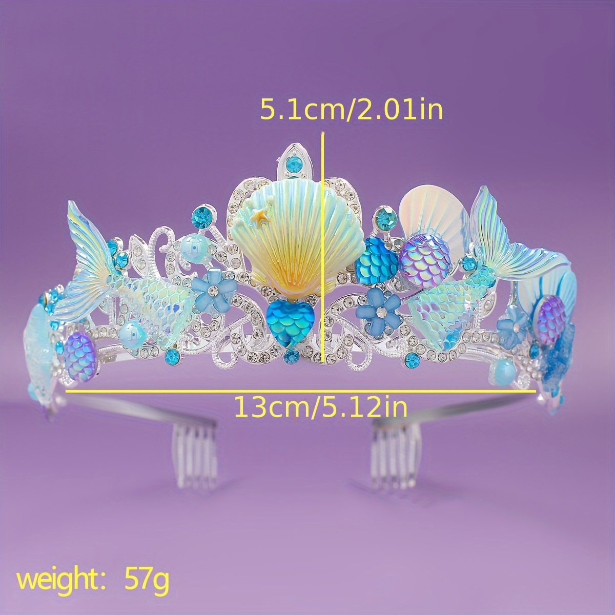 2025 New Mermaid Hair Comb Cro – Women Accessories Jewelry recenzja i cena